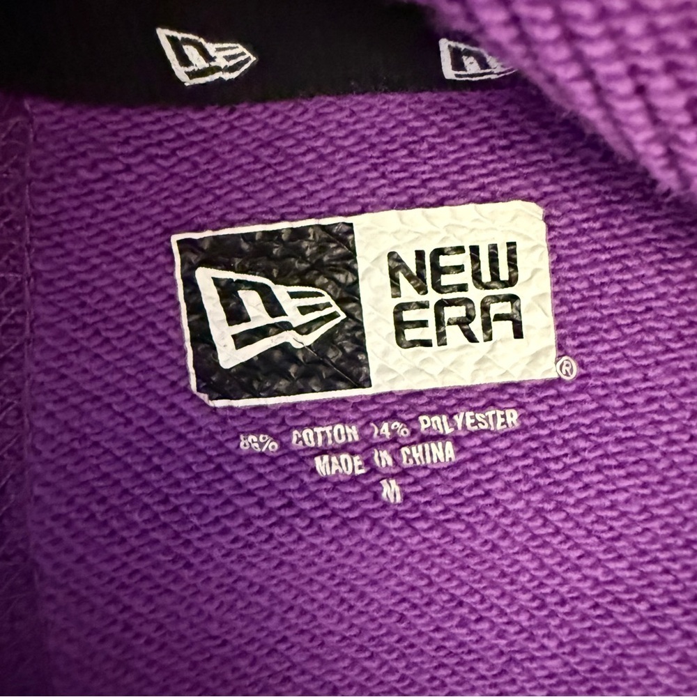 New Era Lakers Woman’s Hoodie Size Medium Purple - Picture 4 of 6